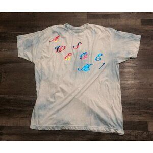 Taylor Swift Awesome Rainbow Official T-Shirt Size 2XL Double Sided Tye Dye
